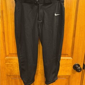 NWT Nike Women's Softball Pants, Small AV6642-010 Logo